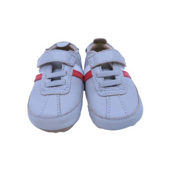 Old Soles Boys Gray | Red Shoes size: 4 Infant - Picture 1 of 3